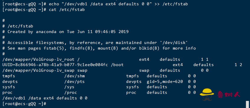 linux硬盘挂载命令详解